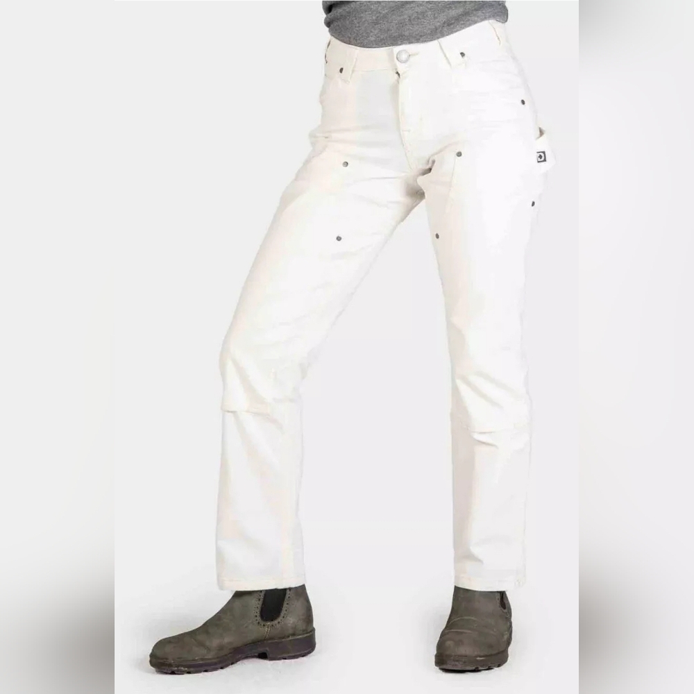 Dovetail Workwear Anna Task Pant White  Size 8 Inseam 30